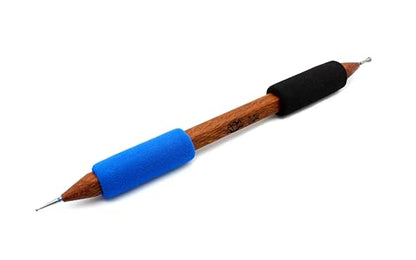 DiamondCore Tools The Original Sgraffito Stylus Set 2, 4-Piece Diamond Tip Pottery Carving Tool Set with L1, L2, L3, L4 for Fine Lines, Clay Sgraffito, Ceramics, and Cleanup