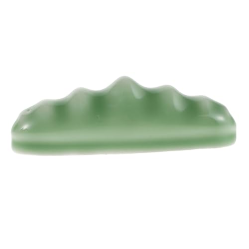 VILLCASE Wave Design Ceramic Brush Holder for Calligraphy and Painting Artistic Brush Rest and Drying Rack Unique Ceramic Pen Stand for Artists and Calligraphers