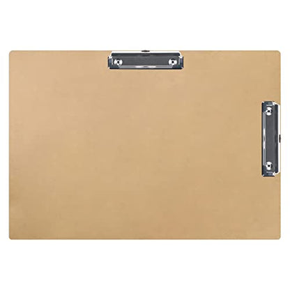 Acocony Drawing Board 18 x 24 Double Clip Drawing Boards for Artists Hardboard Art Clipboard Low Profile Clip MDF Pack of 1 - size: Normal Style