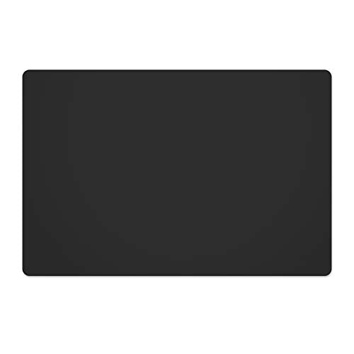 Silicone Placemats, Food-Grade Non-Slip Waterproof, Dining, Stain Resistant, Countertop Protector, Kitchen Counter Mat, Heat Resistant, Baking mat Dishwasher Safe (23.6"×15.7"-1pack, Black) - color: Black, size: 23.6"×15.7"-1pack