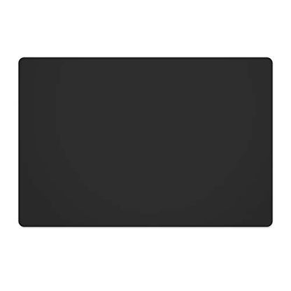 Silicone Placemats, Food-Grade Non-Slip Waterproof, Dining, Stain Resistant, Countertop Protector, Kitchen Counter Mat, Heat Resistant, Baking mat Dishwasher Safe (23.6"×15.7"-1pack, Black) - color: Black, size: 23.6"×15.7"-1pack