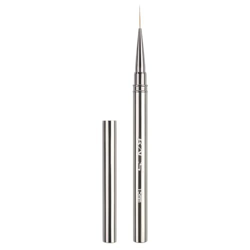 KADS Fine Liner Nail Brush Metal Handle Nail Painting Design Brush Drawing Pen 6mm 9mm 12mm 15mm 18mm (15mm) - color: 15mm (Single)