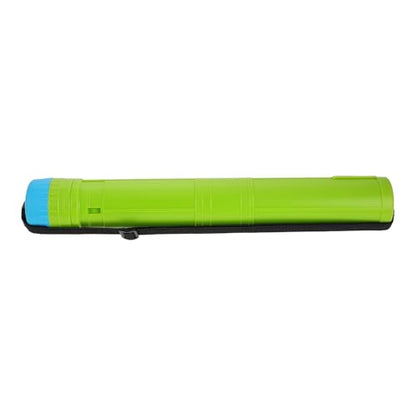 Adjustable Length Two-section Plastic Poster Tube with Rotating Display, Telescoping Drafting Tube for Art Enthusiasts and Professional Artists, Small Green Poster Carrying Case