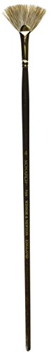 Winsor & Newton Monarch Fan Long Handle Brush, Size 4 - size: #4, style: Fan
