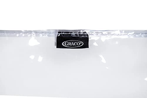 Graco Under High Chair Mat, 50", Clear, Pack of 1 | Waterproof & Washable, Plastic, Food/Spill Catcher, Eating, Painting & Art Floor Cover - color: Clear, size: Pack of 1