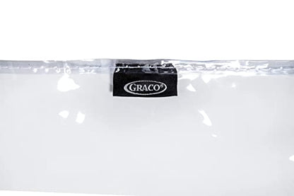 Graco Under High Chair Mat, 50", Clear, Pack of 1 | Waterproof & Washable, Plastic, Food/Spill Catcher, Eating, Painting & Art Floor Cover - color: Clear, size: Pack of 1