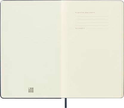 Moleskine Art Sketchbook, Hard Cover, Large (5" x 8.25") Plain/Blank, Sapphire Blue, 104 Pages