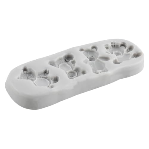 Bear Silicone Molds Animal Polymer Clay Mold for DIY Crafts Epoxy Resin Casting Air Dry Polymer Clay Plaster Jewelry Making - color: Style C