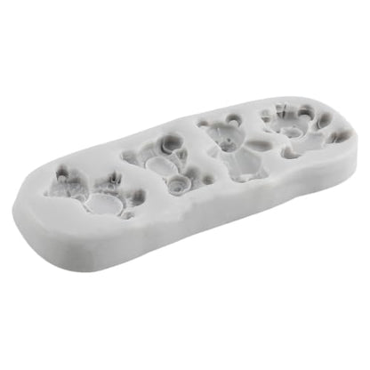 Bear Silicone Molds Animal Polymer Clay Mold for DIY Crafts Epoxy Resin Casting Air Dry Polymer Clay Plaster Jewelry Making - color: Style C