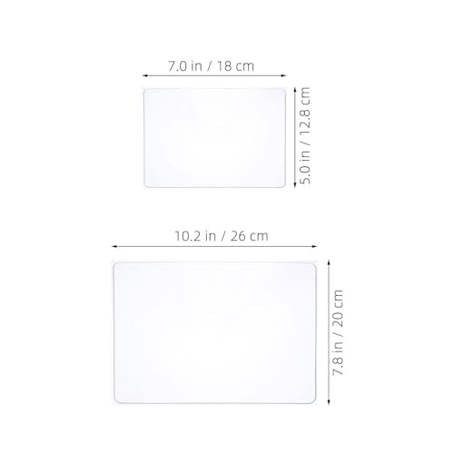 FAVOMOTO 3pcs Gel Printing Plate Set for Art Projects and Monoprinting, Reusable Artist Gel Plates with A4 and A5 Sizes for Printmaking Crafting and DIY Creative Printing