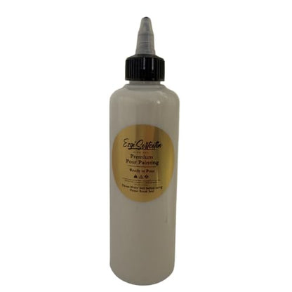 Premium Pour Painting | 8 FLOZ | Fluid Art Paint | Ready to Pour | Acrylic Pouring Paint | Pearl Diamond - color: Pearl Diamond