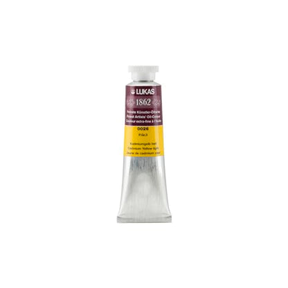 Lukas 1862 Professional German Oil Paint, Cadmium Yellow Light 37 mL - w/Beeswax & Non-Yellowing Sunflower Oil, Short Drying Time, Smooth, Outstanding Lightfastness - color: Cadmium Yellow Light, size: 1.25 Fl Oz (Pack of 1)