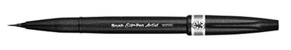 Pentel SESF30 °C NX Extra Fine Paint Brushes (Set of 1, Grey - color: grey, size: 1 Count (Pack of 1)