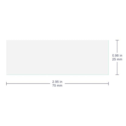 Labasics Glass-Backed TLC Plates, Silica Gel Sheets for Lab Analysis, High-Purity Layer, Fast Separation, 2.5 x 7.5 cm, 80 PCS