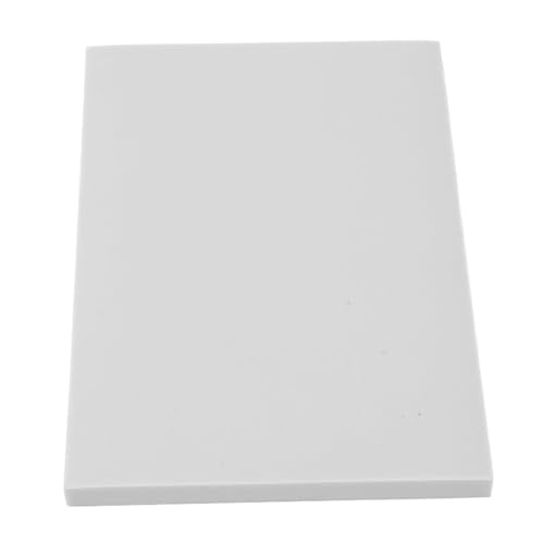 Aramox 10PCS Rubber Carving Block Stamp Engraving Block Premium Soft Rubber DIY Printmaking Stamp Making for Beginners and Professionals with Water Soluble and Oil Based Ink for (White) - color: White