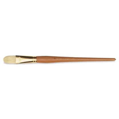 Raphael D'Artigny 3592 Interlocked White Bristle Brush, Filbert, 24 - size: 24