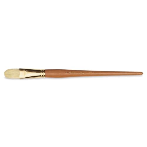 Raphael D'Artigny 3592 Interlocked White Bristle Brush, Filbert, 24 - size: 24