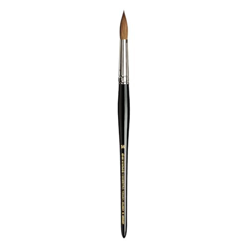 da Vinci Watercolor Series 10 Maestro Paint Brush, Round Kolinsky Red Sable, Size 14 - size: Size 14, style: Round Series 10