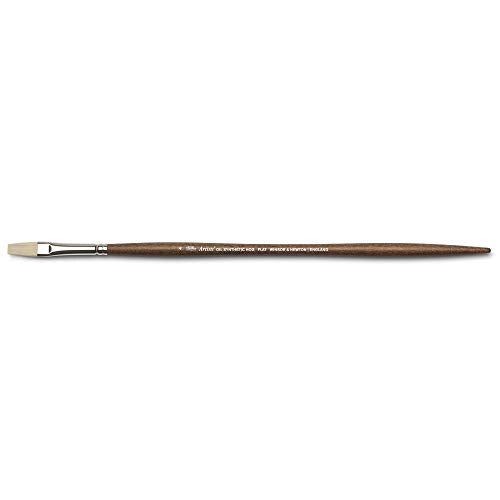 Winsor & Newton Artists' Oil Synthetic Brush, Flat #4 - style: Flat #4