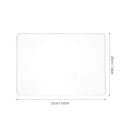 NUOBESTY Gel Printing Plate Gel Painting Plate Monoprinting Block for Stamping Cardmaking Printmaking Monoprinting and Crafts Transparent - size: 25.00X20.00X1.00CM