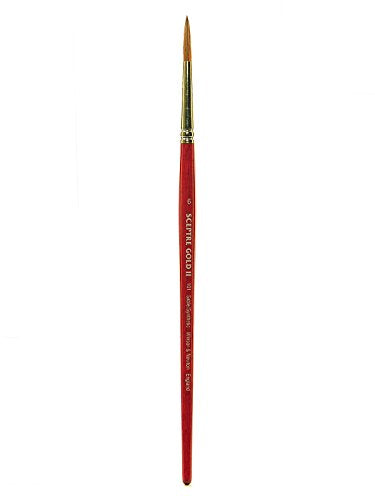 Winsor & Newton Sceptre Gold II Series 101 Short Handle Brush - Round #6 - size: #6, style: Round