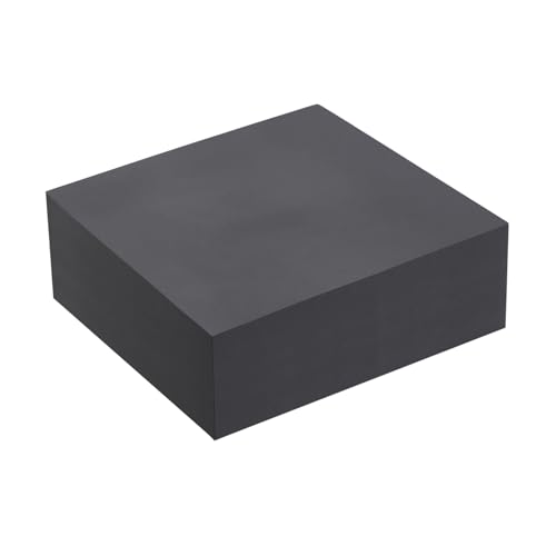 HARFINGTON Rubber Bench Block 2"x2"x0.8" Black Rubber Stamping Block Square Anti Vibration Pads for Jewelry Making Hammering Shaping Chasing Flattening Metals - size: 2"x2"x0.8"