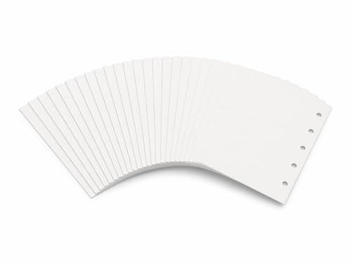 Mini Watercolor Paper Refill（30pcs，White） - Thick Black Pages for Travel Paint Set, Pocket Sketchbook Insert for Metallic & Gouache Portable Art Kit - color: White