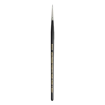 da Vinci Watercolor Series 10 Maestro Paint Brush, Round Kolinsky Red Sable, Size 3/0 (36802) - size: Size 3/0, style: Round Series 10