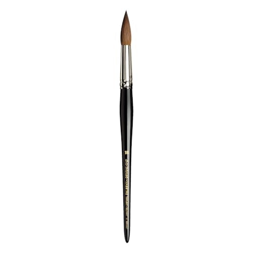 da Vinci Watercolor Series 10 Maestro Paint Brush, Round Kolinsky Red Sable, Size 18 - size: Size 18, style: Round Series 10