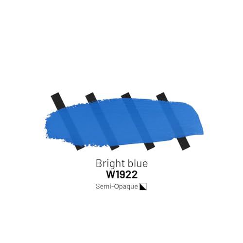 KAMENSKAYA Acrylic Inks for Artists - Bright Blue Acrylic Ink, 3.38 Fl Oz (100 ml) - color: Bright Blue
