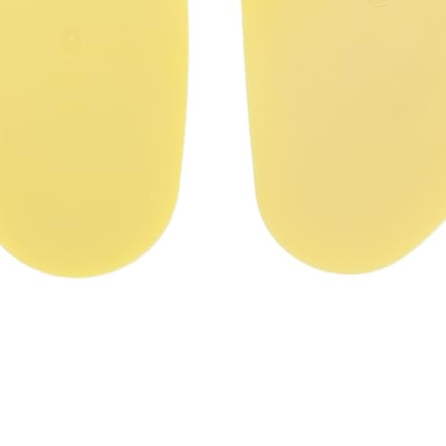 3Pcs Soft Rubber Rib for Pottery Clay, 3 Sizes Ceramic Sculpting Essential Tool for Pottery DIY Craft Work (Yellow)