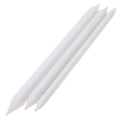 Double-Ended Blending Stumps & Tortillions Set, Paper Sketching Tools for Artists, 3 or 9 Pack, Soft Compressed Paper - color: 3 sets of paper and