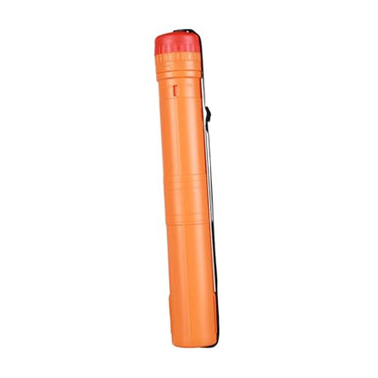 Expandable Poster Tube, Expandable from 17" to 29" Drawing Tube, Art Painting Tube for Sketches, Orange