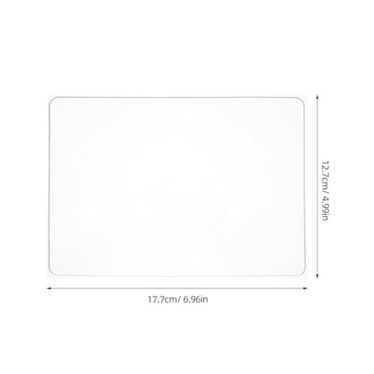 NUOBESTY Gel Printing Plate Gel Painting Plate Monoprinting Block for Stamping Cardmaking Printmaking Monoprinting and Crafts Transparent - size: 17.70X12.70X1.00CM