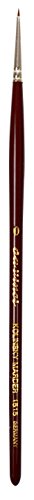 da Vinci Watercolor Series 1515 Maestro Paint Brush, Extra Short Retouching Kolinsky Red Sable, Size 0 (1515-0) - size: Size 0, style: Extra Short Retouching