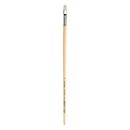 da Vinci Oil & Acrylic Series 7182 Top Acryl Paint Brush, Bright White Synthetic with Long Natural Polished Handle, Size 8 (7182-08) - size: Size 8, style: Bright White Long