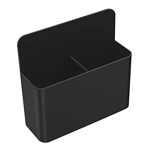 MoKo Magnetic Dry Erase Marker Holder, Pen Pencil Holder Storage Organizer for Whiteboard, Refrigerator, Locker and Other Magnetic Surfaces - Black - color: Black-1 Pack