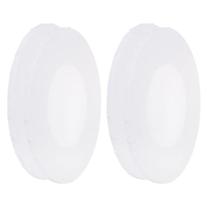 PATIKIL Paint Canvases Panel for Painting, 4 Pack 8x12 Inch Oval Wood Frame Stretched Blank Art Board Panels for Acrylic, Oil, Tempera Painting, White - size: 8x12 Inch