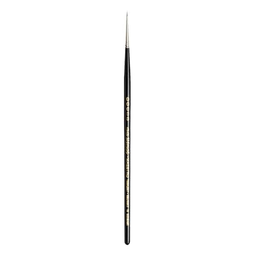 da Vinci Watercolor Series 10 Maestro Paint Brush, Round Kolinsky Red Sable, Size 5/0 - size: Size 5/0, style: Round Series 10