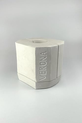 Verona Plaster Mold for Slip Casting Mug, Pottery Mold for Ceramic and Porcelain Clay, 13.5 oz Large Coffee Cup