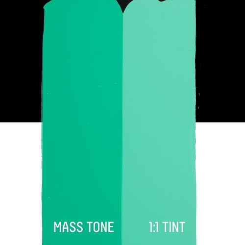 Liquitex BASICS Acrylic Paint, 250ml (8.5-oz) Tube, Bright Aqua Green - color: Bright Aqua Green, size: 8.45 Fl Oz (Pack of 1)