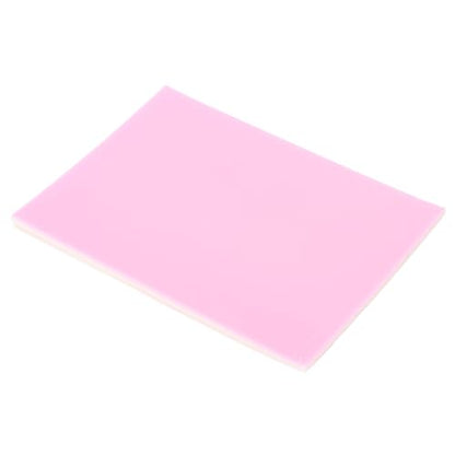 Premium Rubber Carving Block for Stamp Making and Printmaking Toughness Flexible Material for Artists and Hobbyists 20 X 15 X 0.5CM (Pink White)