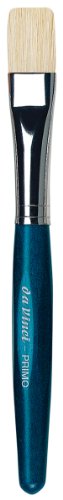 da Vinci Series 359B Primo Hog Bristle Flat Brush, Size 16. (359B-16) - color: Blue, style: Flat Hog Bristle