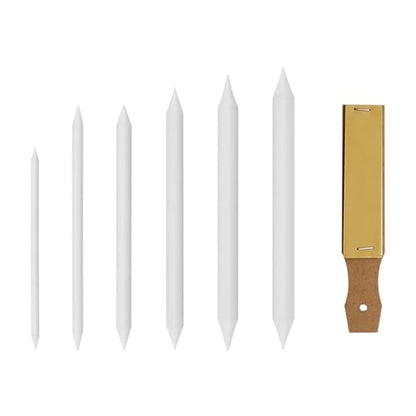 Art Blending Set Sketching Drawing Tools Includes Stumps Tortillions and Sandpapers for Artist Beginner for Drawing and Tortillions