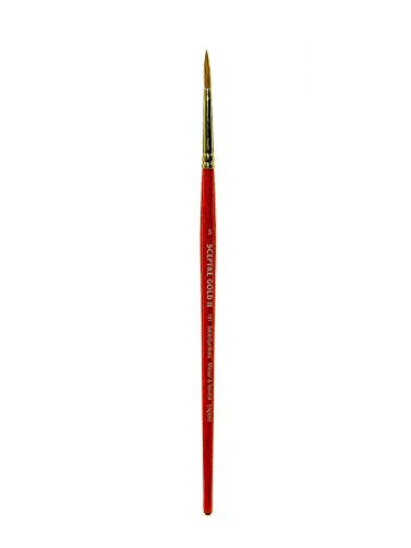 Winsor & Newton Sceptre Gold II Series 101 Short Handle Brush - Round #5 - size: #5, style: Round