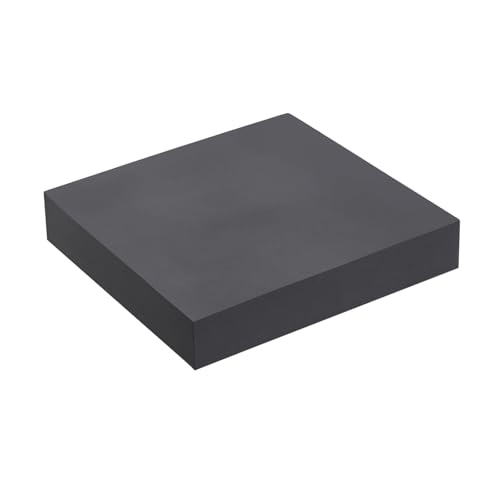 HARFINGTON Rubber Bench Block 2"x2"x0.4" Black Rubber Stamping Block Square Anti Vibration Pads for Jewelry Making Hammering Shaping Chasing Flattening Metals - size: 2"x2"x0.4"