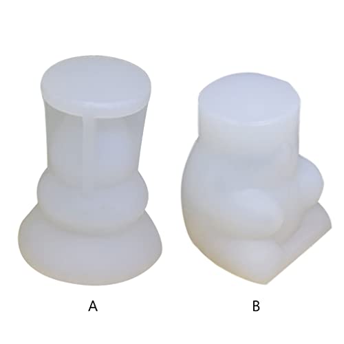 Plaster Casting Resin Mold Christmas Tree Bear Making Chocolate Fudge Great Craft Lover Silicone