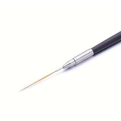 Pro Nail Art Long Striping Brush, 30mm Fine Liner Brushes for Nails, Precision Striper Pen with Acrylic Handle for Thin Lines, Intricate Details & DIY Nail Design