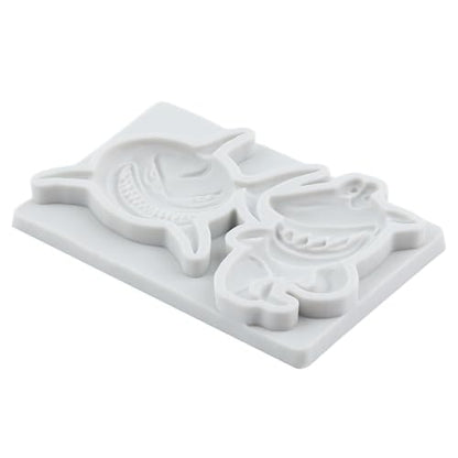 Shark Crocodile Polymer Clay Mold Shark Alligator Silicone Molds for DIY Crafts Epoxy Resin Casting Air Dry Polymer Clay Plaster Jewelry Making - color: Style F