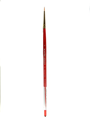 Winsor & Newton Sceptre Gold II Series 101 Short Handle Brush - Round #7 - size: #7, style: Round